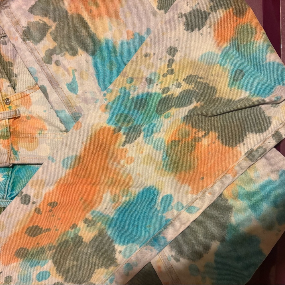 REVICE Pastel Tie-Dye Jeans
